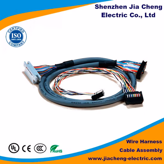 High Quality Customized Cable Assembly Wire Harness with IATF16949 UL Certification for Industrial