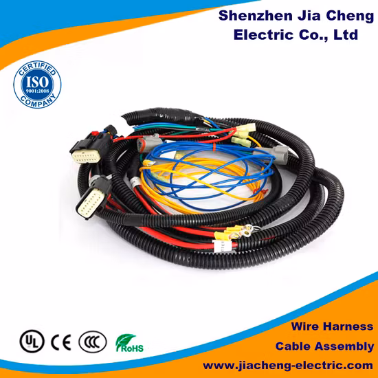 High Quality Customized Cable Assembly Wire Harness with IATF16949 UL Certification for Industrial